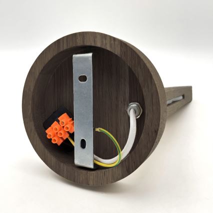 Brilagi - LED Стенно осветително тяло ANTHONY 1xE14/40W/230V дъб орех/черно