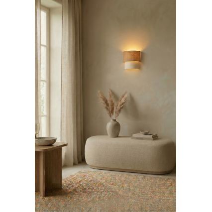 Brilagi - LED стенен аплик BOHO ECO 1xE27/10W/230V бежово/кремаво