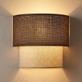 Brilagi - LED стенен аплик BOHO ECO 1xE27/10W/230V кафяв/кремав