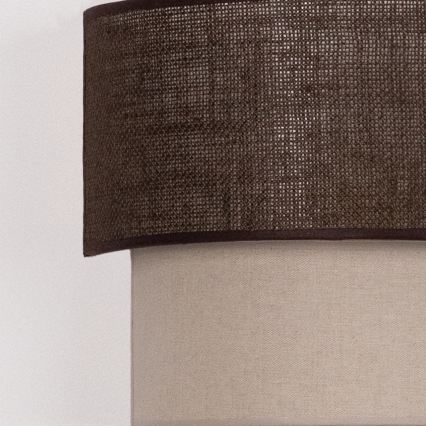Brilagi - LED стенен аплик BOHO ECO 1xE27/10W/230V кафяв/кремав