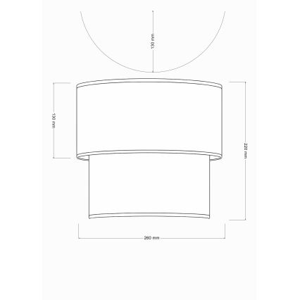 Brilagi - LED стенен аплик BOHO ECO 1xE27/10W/230V кафяв/кремав