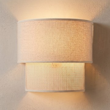 Brilagi - LED стенен аплик BOHO ECO 1xE27/10W/230V кремав
