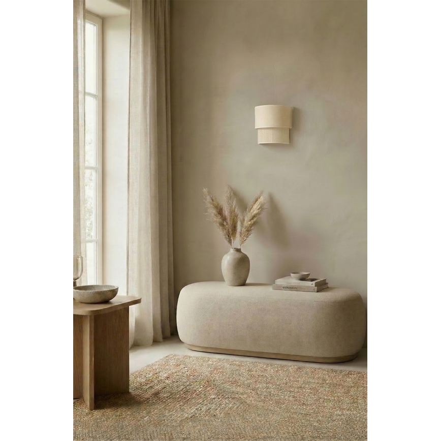 Brilagi - LED стенен аплик BOHO ECO 1xE27/10W/230V кремав