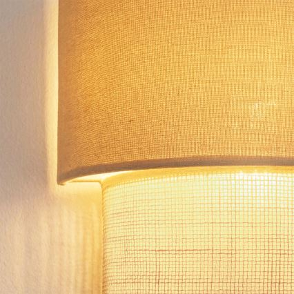 Brilagi - LED стенен аплик BOHO ECO 1xE27/10W/230V кремав