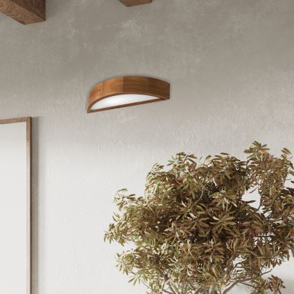 Brilagi - LED стенен аплик CARVALHO 1xE27/15W/230V дъб/череша