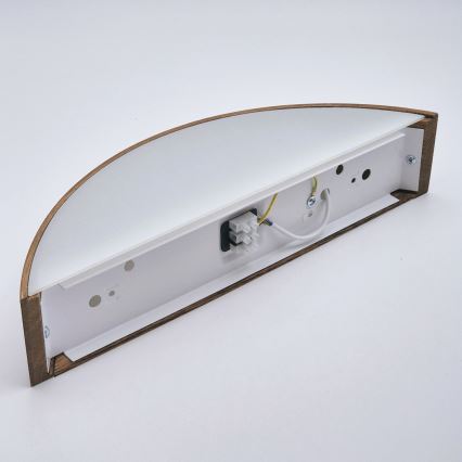 Brilagi - LED стенен аплик CARVALHO 1xE27/15W/230V дъб/череша