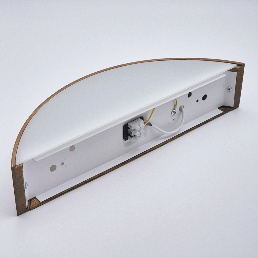 Brilagi - LED стенен аплик CARVALHO 1xE27/15W/230V дъб/череша