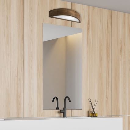 Brilagi - LED стенен аплик CARVALHO 1xE27/15W/230V дъб/орех