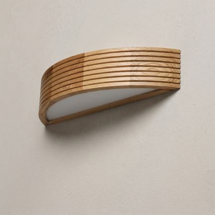 Brilagi - LED стенен аплик CARVALHO MODERN 1xE27/60W/230V дъб