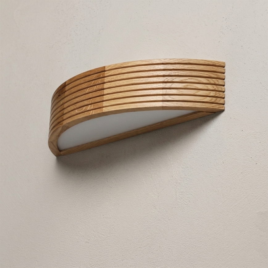 Brilagi - LED стенен аплик CARVALHO MODERN 1xE27/60W/230V дъб