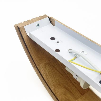 Brilagi - LED стенен аплик CARVALHO MODERN 1xE27/60W/230V дъб