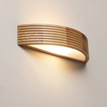 Brilagi - LED стенен аплик CARVALHO MODERN 3xE27/60W/230V дъб