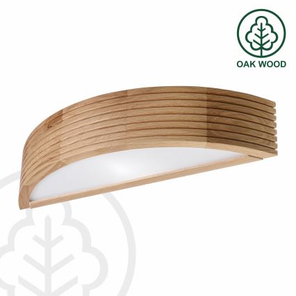 Brilagi - LED стенен аплик CARVALHO MODERN 3xE27/60W/230V дъб