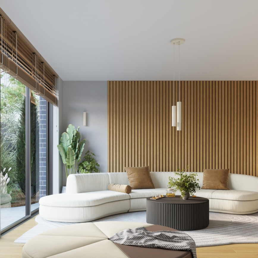 Brilagi - LED стенен аплик CRESTO 1xGU10/10W/230V 10 см кремав