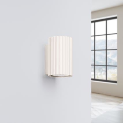 Brilagi - LED стенен аплик CRESTO 1xGU10/10W/230V 10 см кремав