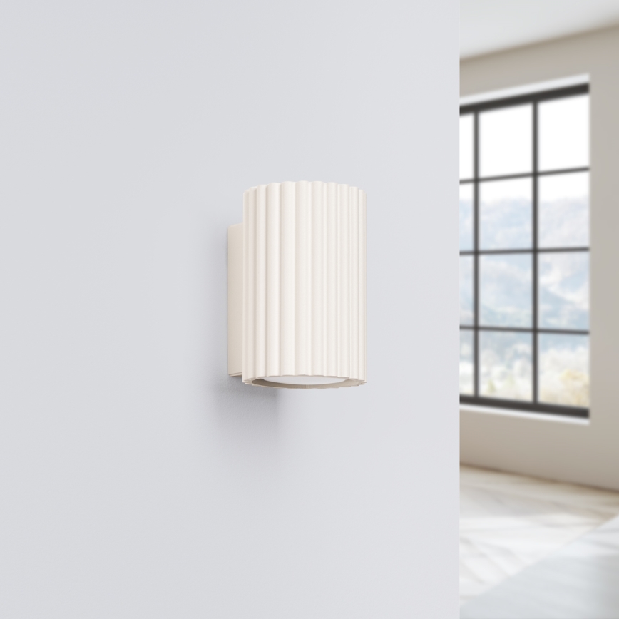 Brilagi - LED стенен аплик CRESTO 1xGU10/10W/230V 10 см кремав