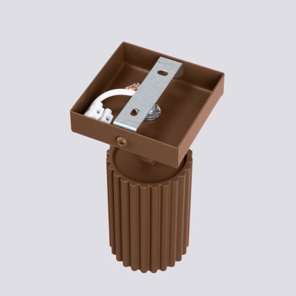 Brilagi - LED стенен аплик CRESTO 1xGU10/10W/230V кафяв