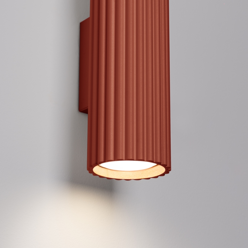 Brilagi - LED стенен аплик CRESTO 2xGU10/10W/230V 20 cm червен