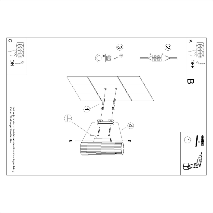 Brilagi - LED стенен аплик CRESTO 2xGU10/10W/230V 20 cm червен