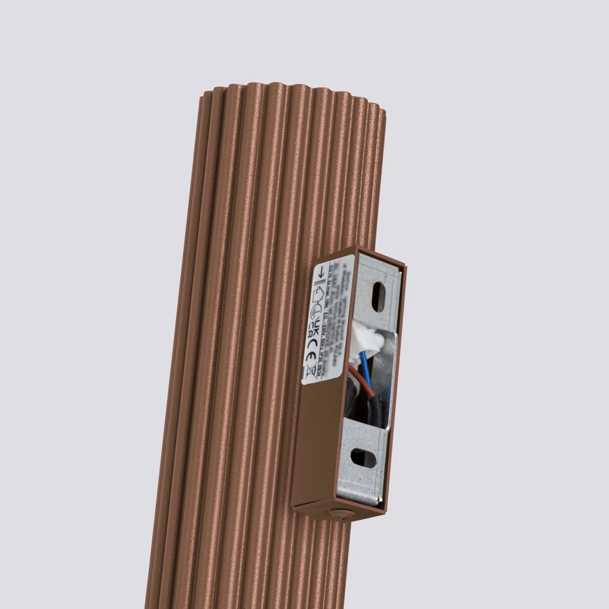 Brilagi - LED стенен аплик CRESTO 2xGU10/10W/230V 20 cm кафяв