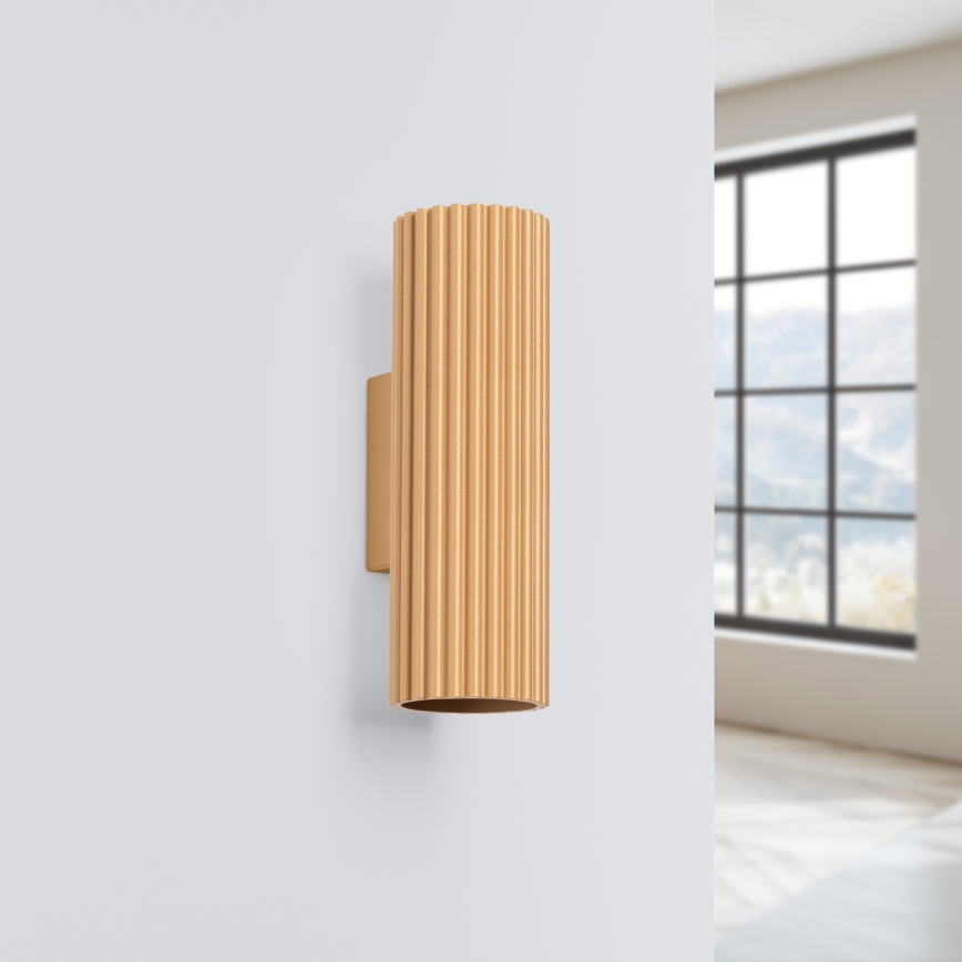 Brilagi - LED стенен аплик CRESTO 2xGU10/10W/230V 20 см златен