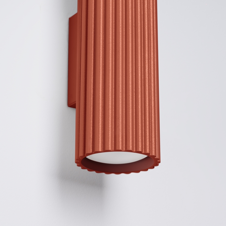 Brilagi - LED стенен аплик CRESTO 2xGU10/10W/230V 30 см червен