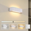 BRILAGI - LED стенен аплик FALCON MODERN LED/10W/230V 30 cm 3000/4500/6000K бял