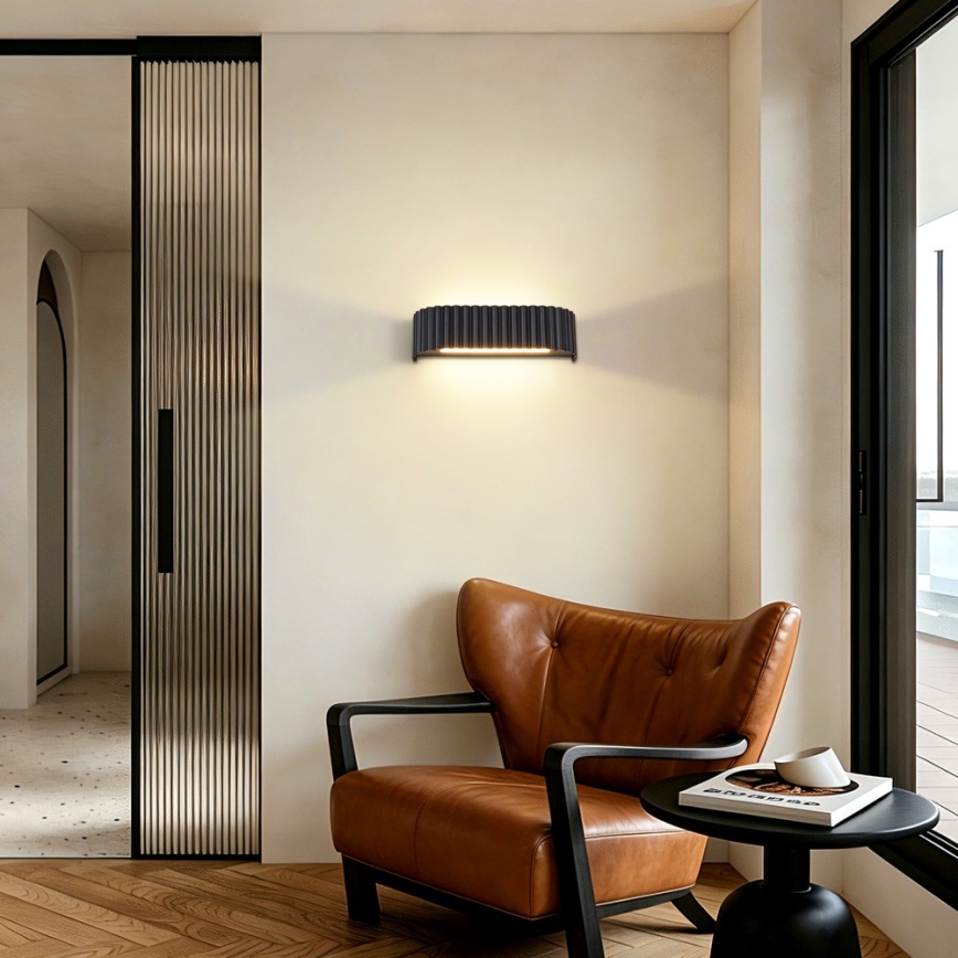 BRILAGI - LED стенно осветително тяло FALCON MODERN LED/10W/230V 30 cm 3000/4500/6000K черно