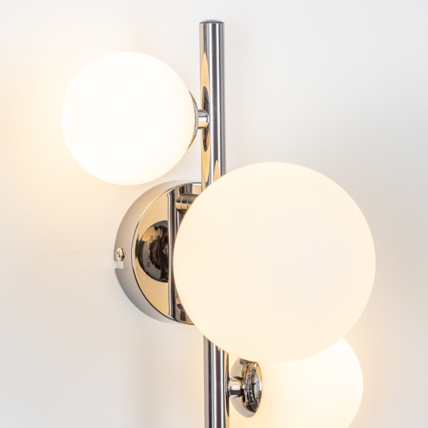 Brilagi - LED стенен аплик MILLA 3xG9/3W/230V черен хром/бял