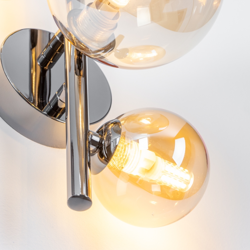 Brilagi - LED стенен аплик MILLA 3xG9/3W/230V черен хром/злато