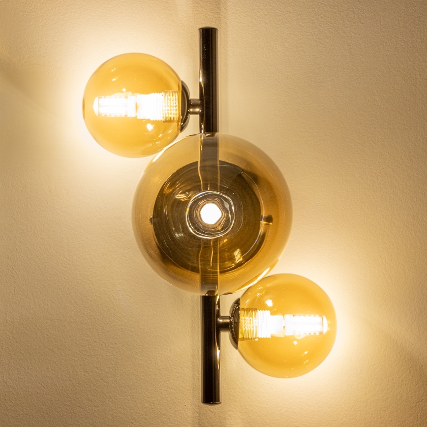 Brilagi - LED стенен аплик MILLA 3xG9/3W/230V черен хром/злато