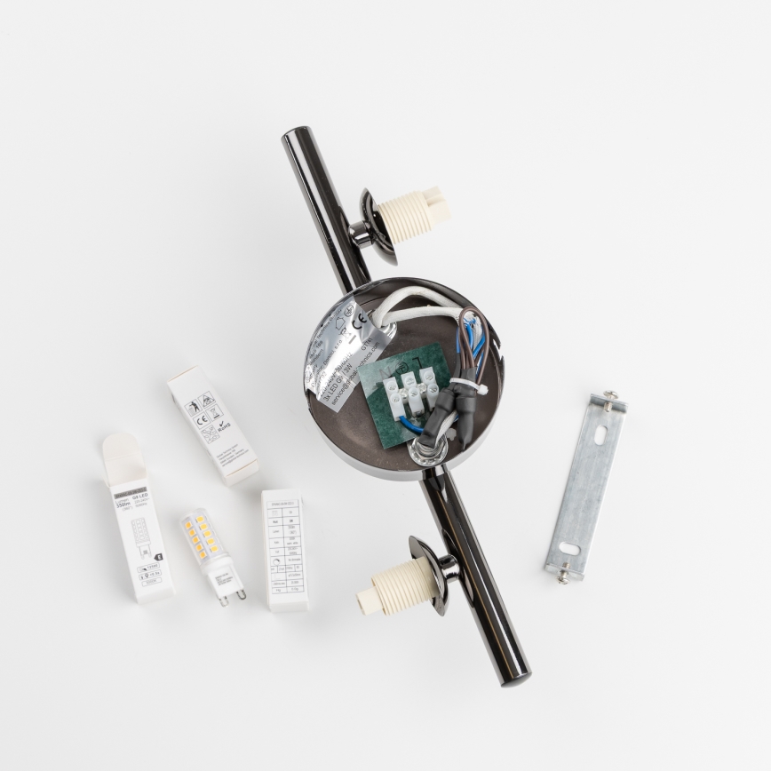 Brilagi - LED стенен аплик MILLA 3xG9/3W/230V черен хром/злато