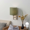 BRILAGI - LED стенен аплик NUBILA 1xE27/60W/230V матов хром/зелен