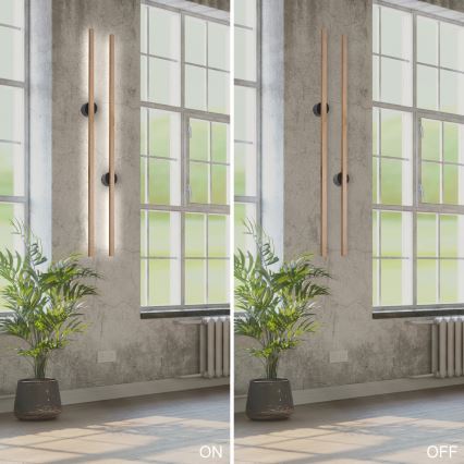 Brilagi - LED стенен аплик WOODY LINE LED/7W/230V 4000K 60 cm дъб