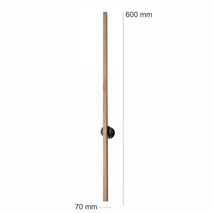 Brilagi - LED стенен аплик WOODY LINE LED/7W/230V 4000K 60 cm дъб