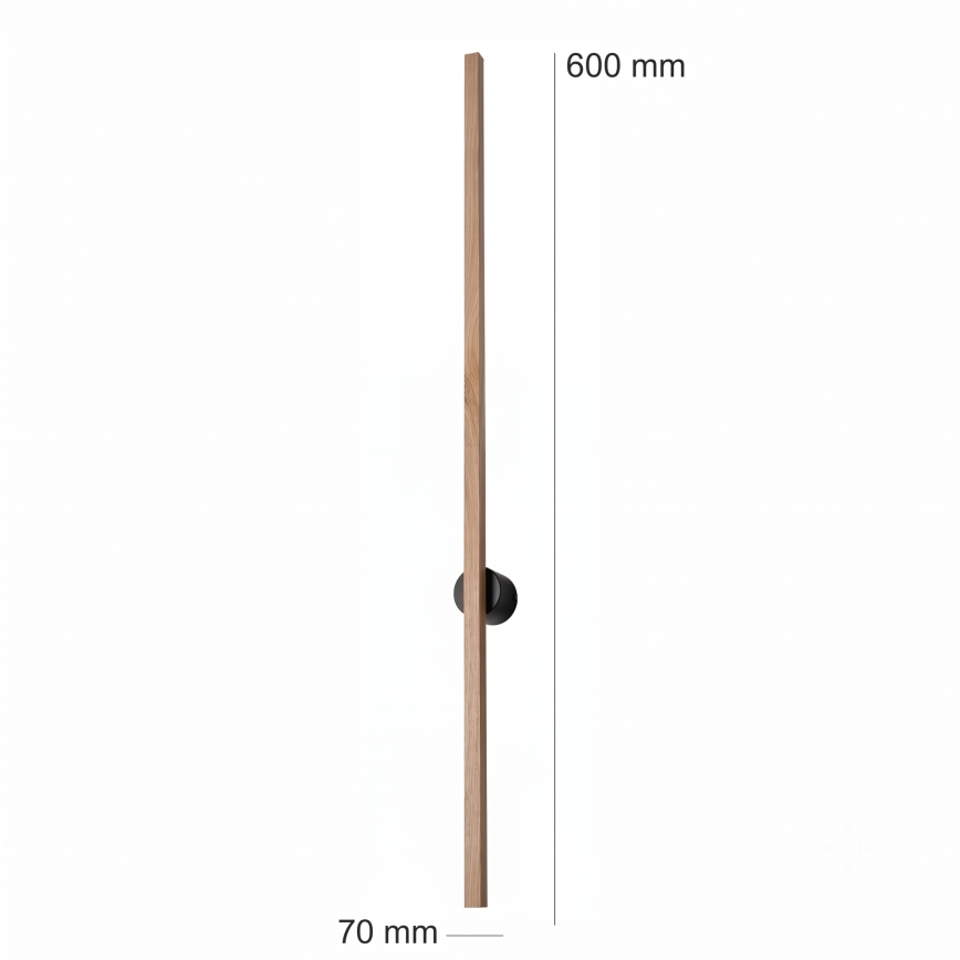 Brilagi - LED стенен аплик WOODY LINE LED/7W/230V 4000K 60 cm дъб