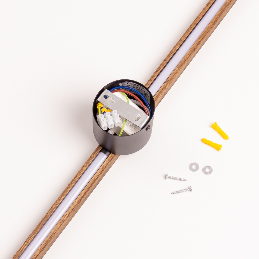 Brilagi - LED стенен аплик WOODY LINE LED/7W/230V 4000K 60 cm дъб/орех