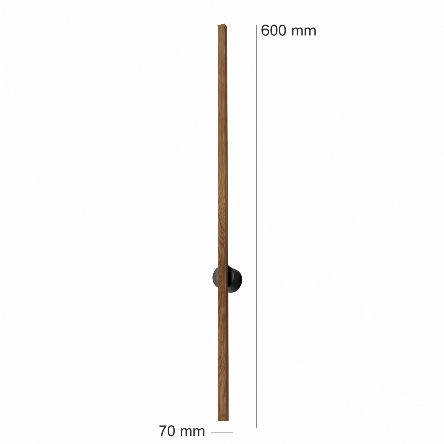 Brilagi - LED стенен аплик WOODY LINE LED/7W/230V 4000K 60 cm дъб/орех