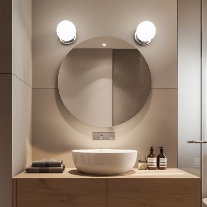 Brilagi - LED стенно осветително тяло за баня BALL LED/6W/230V 3000/4000/6500K IP44 лъскав хром