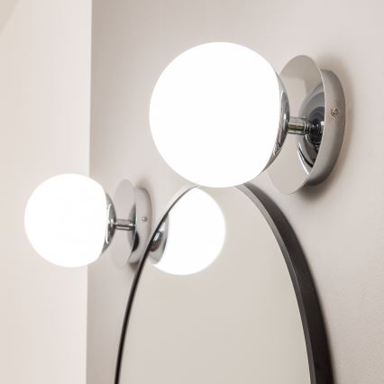 Brilagi - LED стенно осветително тяло за баня BALL LED/6W/230V 3000/4000/6500K IP44 лъскав хром