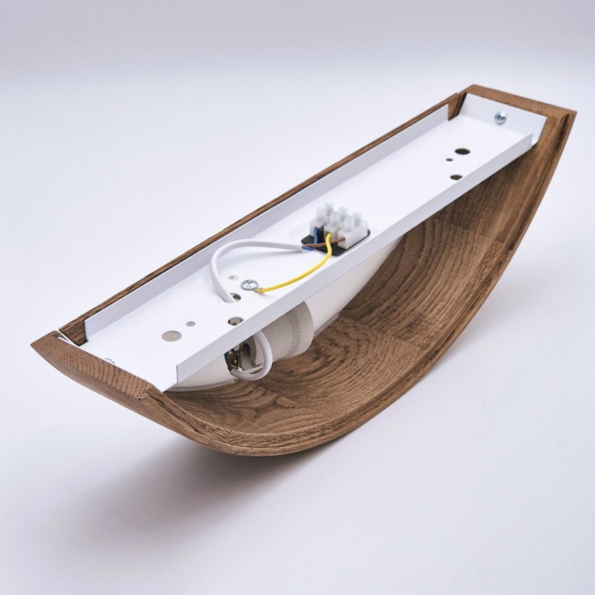 Brilagi - LED стенен аплик CARVALHO 1xE27/60W/230V дъб череша