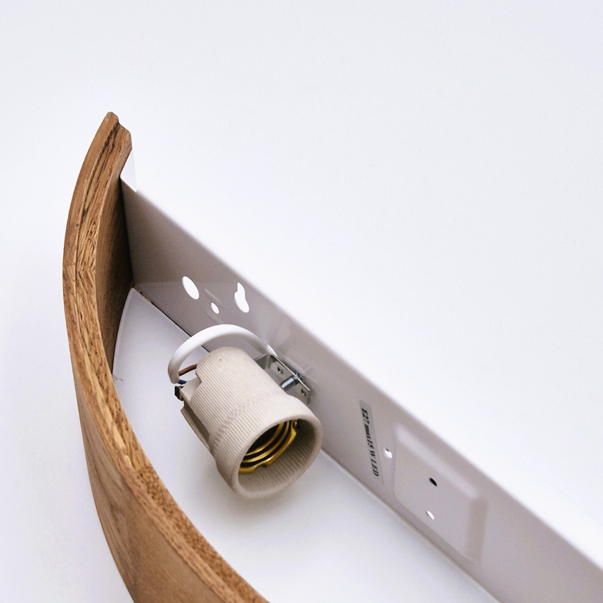 Brilagi - LED стенен аплик CARVALHO 1xE27/60W/230V дъб череша