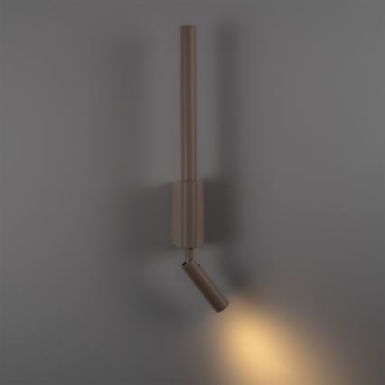 BRILAGI - LED стенен насочваем спот VIXON LED/3W/230V + LED/5W бежово CRI 90