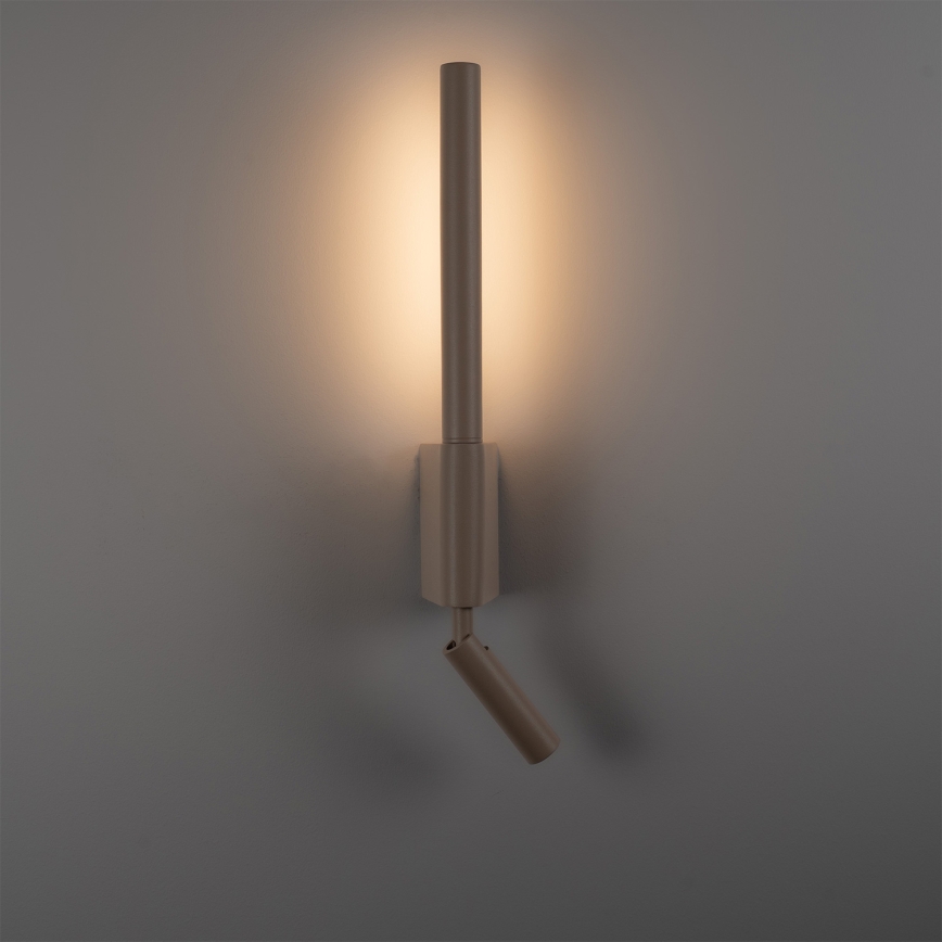 BRILAGI - LED стенен насочваем спот VIXON LED/3W/230V + LED/5W бежово CRI 90