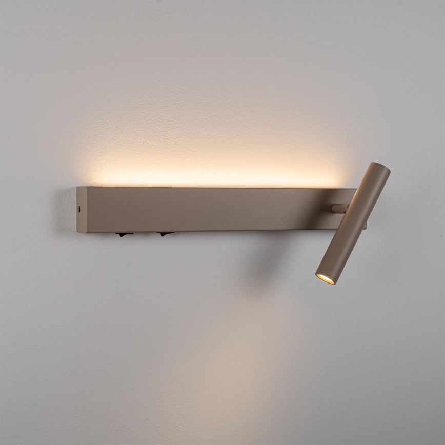 BRILAGI - LED стенен насочващ осветител ARLIX LED/3W/230V + LED/7W бежово CRI 90
