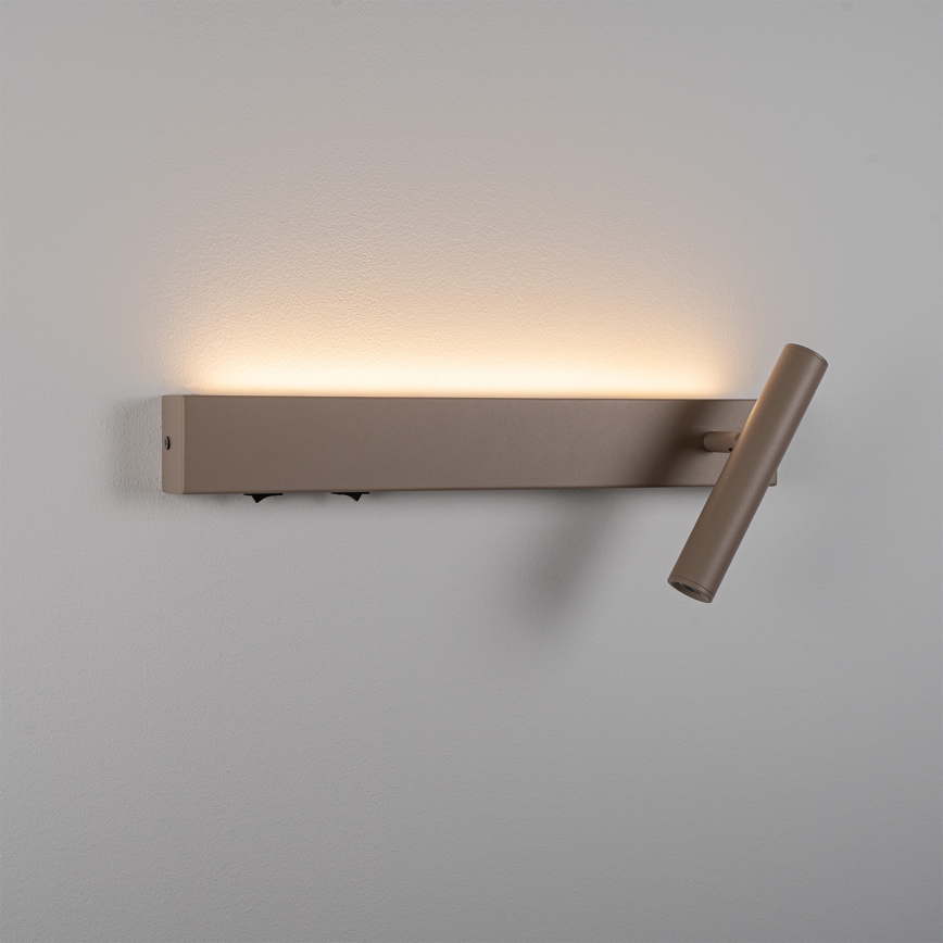 BRILAGI - LED стенен насочващ осветител ARLIX LED/3W/230V + LED/7W бежово CRI 90