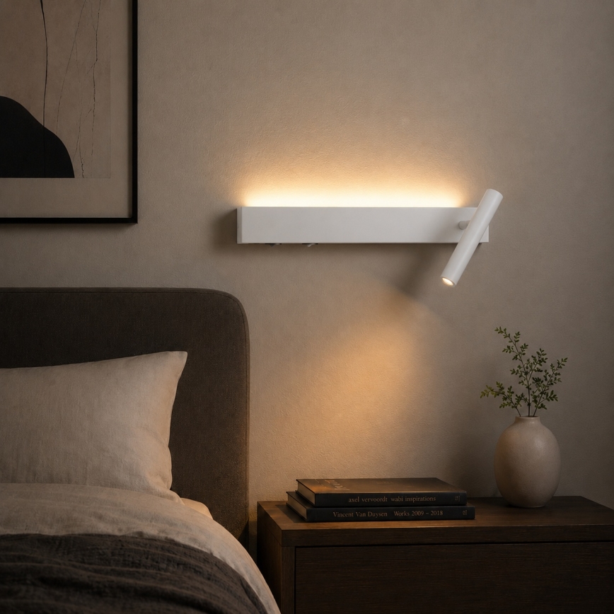 BRILAGI - LED стенен спот ARLIX LED/3W/230V + LED/7W бял CRI 90