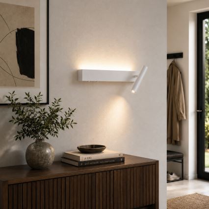 BRILAGI - LED стенен спот ARLIX LED/3W/230V + LED/7W бял CRI 90