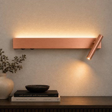 Brilagi - LED стенен спот ARLIX LED/3W/230V + LED/7W, бронзов, CRI 90