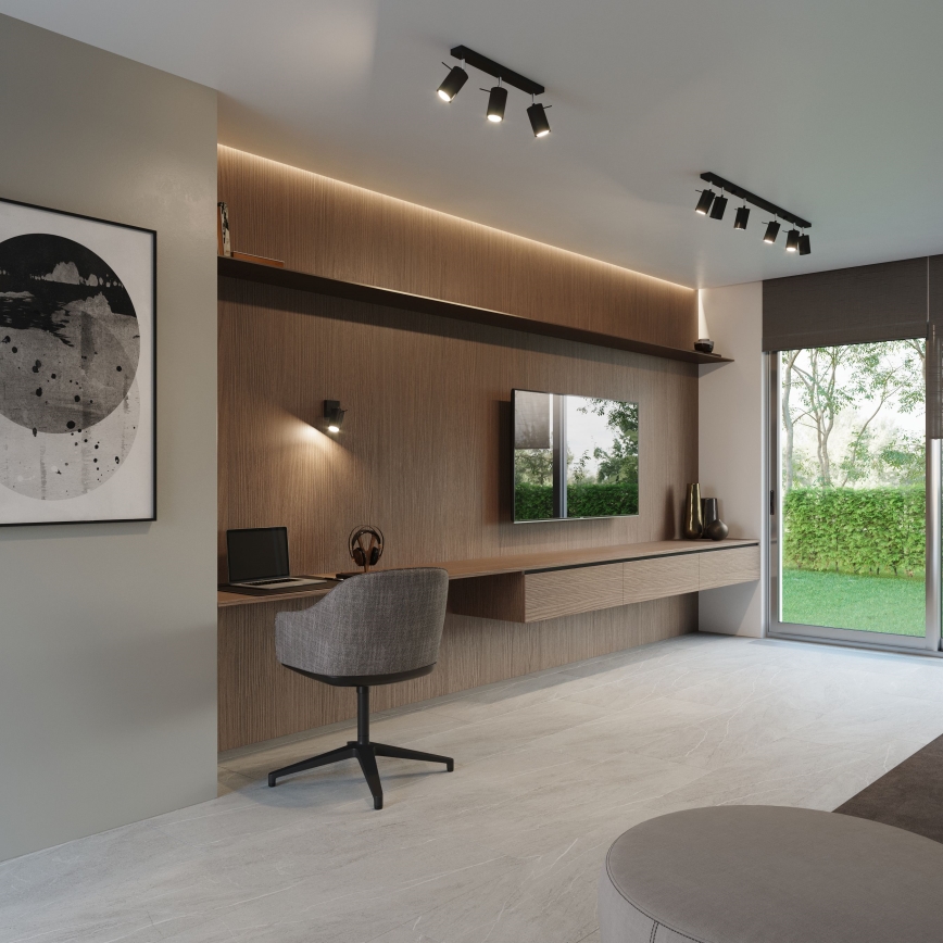 Brilagi -  LED Стенен спот ASMUS 1xGU10/7W/230V черен